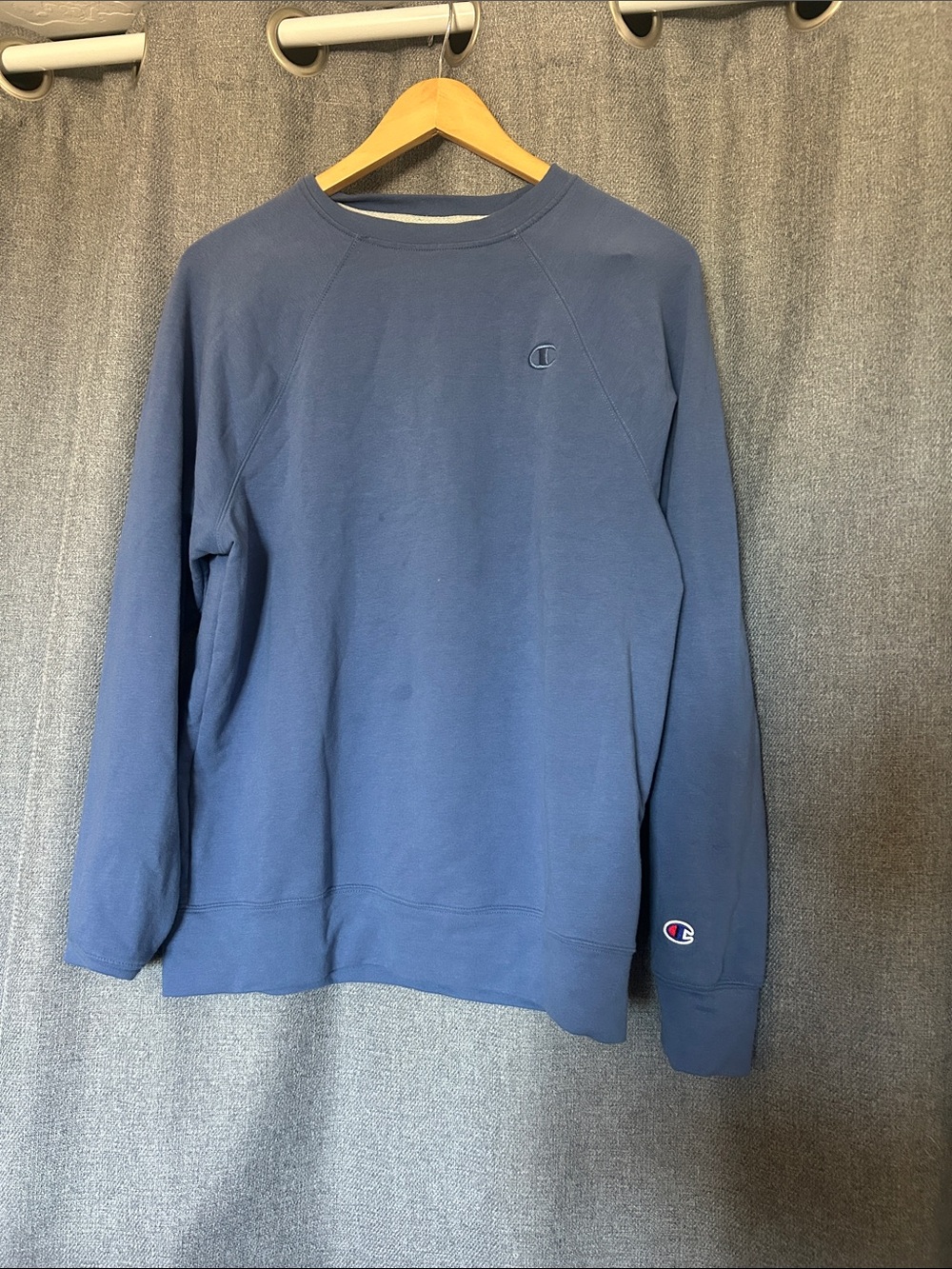 Champion Men’s Slate Blue Crewneck Sweatshirt